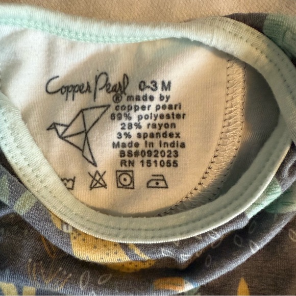 Copper Pearl Onesies - 3 new size 0-3mo, 1 gently used 3-6mo - price is for ALL - Picture 9 of 12